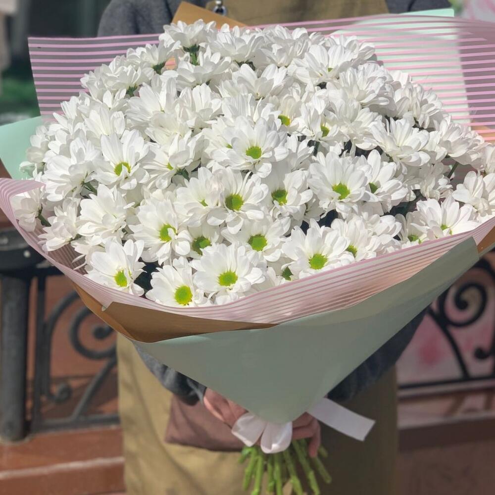 Монобукет кустовых хризантем Монобукет кустовых хризантем